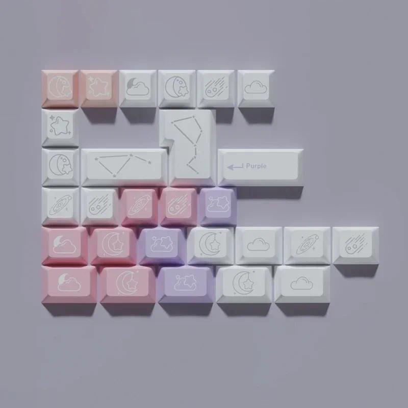 KBDFANS EPBT Dreamscape PBT Keycaps erry Profile Dyesub prints