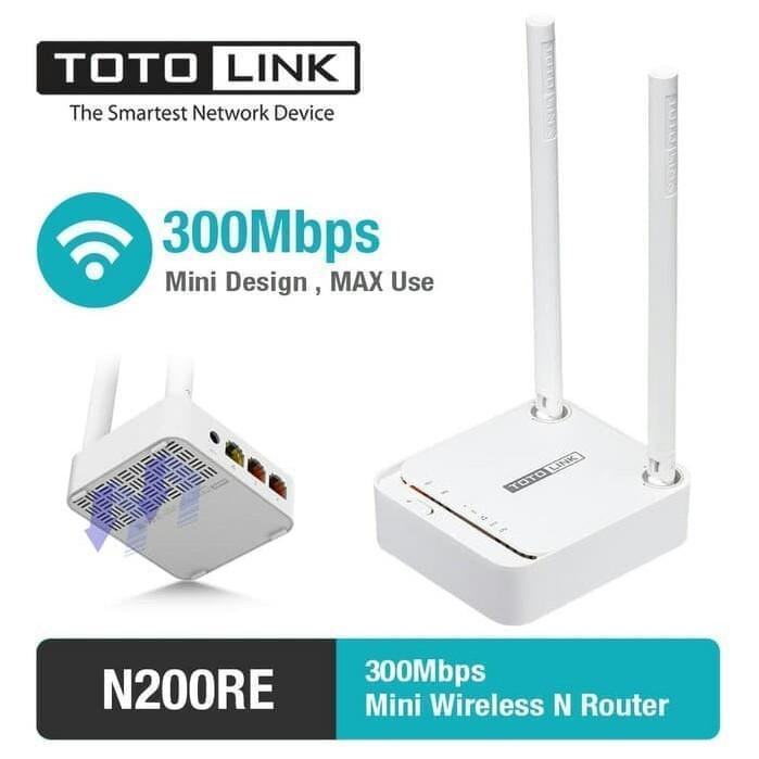 NEXTCOMP Totolink N200RE Router Wireless 2 Antena Versi 5 Versi5 V5 Versi 4 Versi4 V4 T AAAA - Versi
