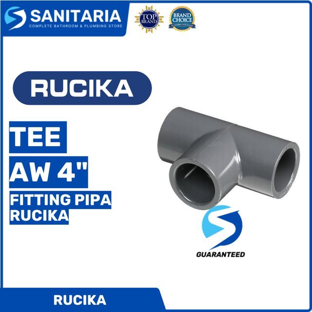 Tee Aw 4" Rucika/Tee Aw 4" Rucika/Fitting Pipa Rucika