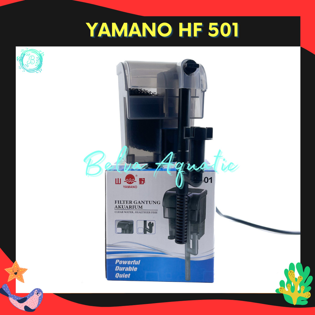 YAMANO HF 501 HF 501 Hanging Filter Gantung Aquarium Filter Hang On Filter