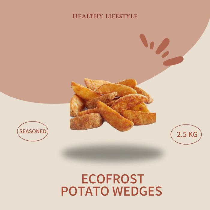 ECOFROST POTATO WEDGES SEASONED 2.5 KG