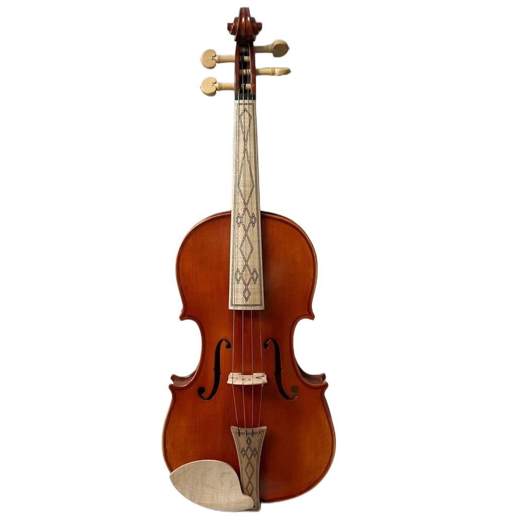 Professional Baroque style maestro violin 4/4,drawing and sculpted volute #14682