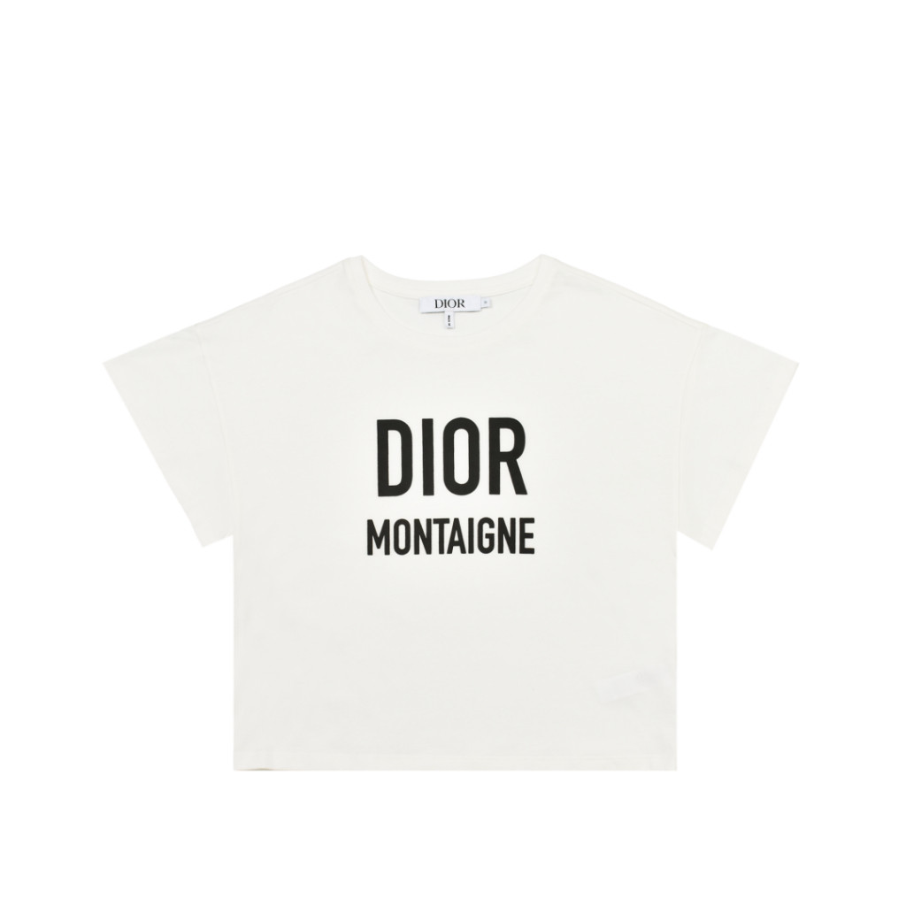 Dior montaigne logo print tshirt ( KIDS )