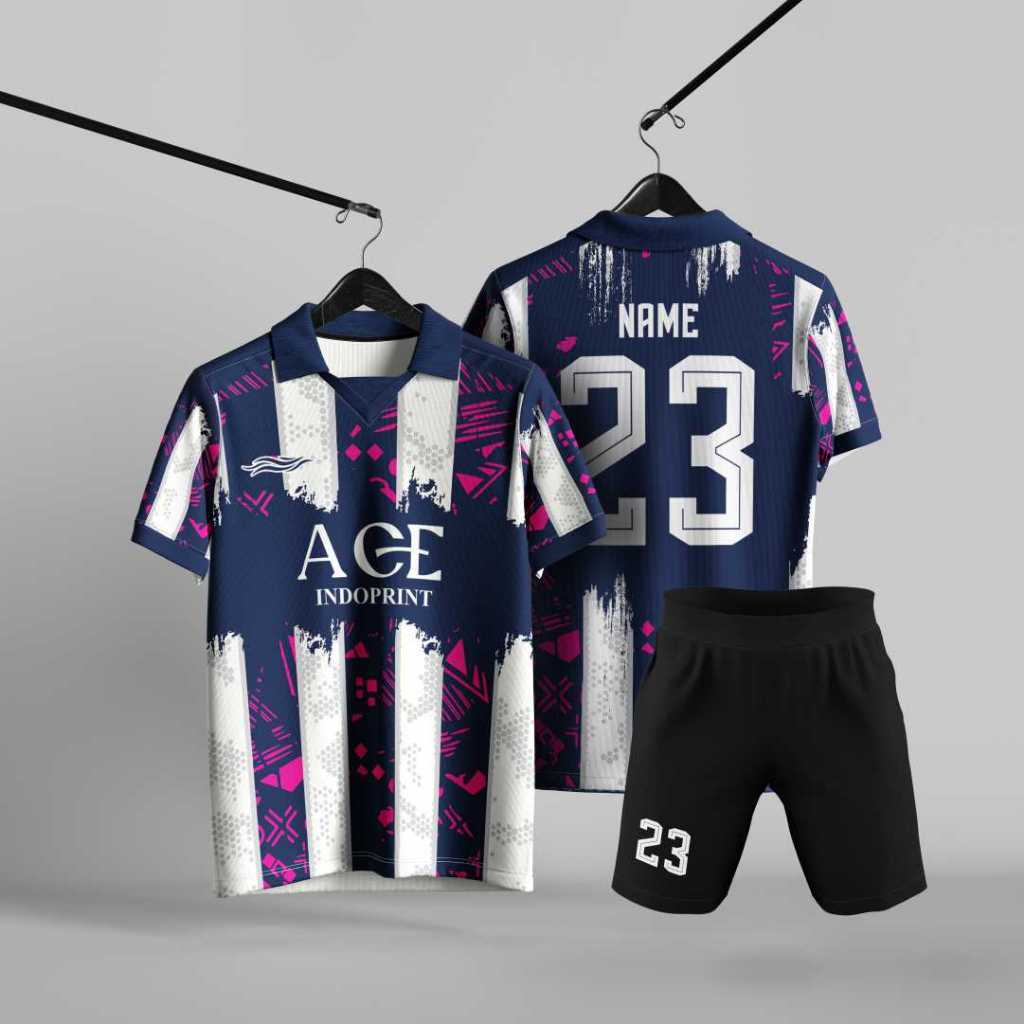 TW - Jersey Futsal Bola Full Printing Team Custom Bisa Satuan  Desan Bisa 2xl 3xl 4xl 5xl