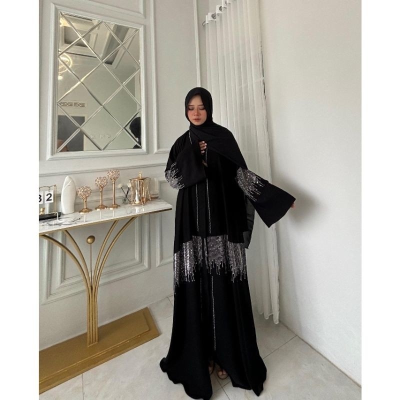 ABAYA RANIA  BAJU ABAYA DUBAI  GAMIS TERBARU  ABAYA MESIR   BAJU WANITA BUSUI  OUTER GAMIS  ABAYA HI