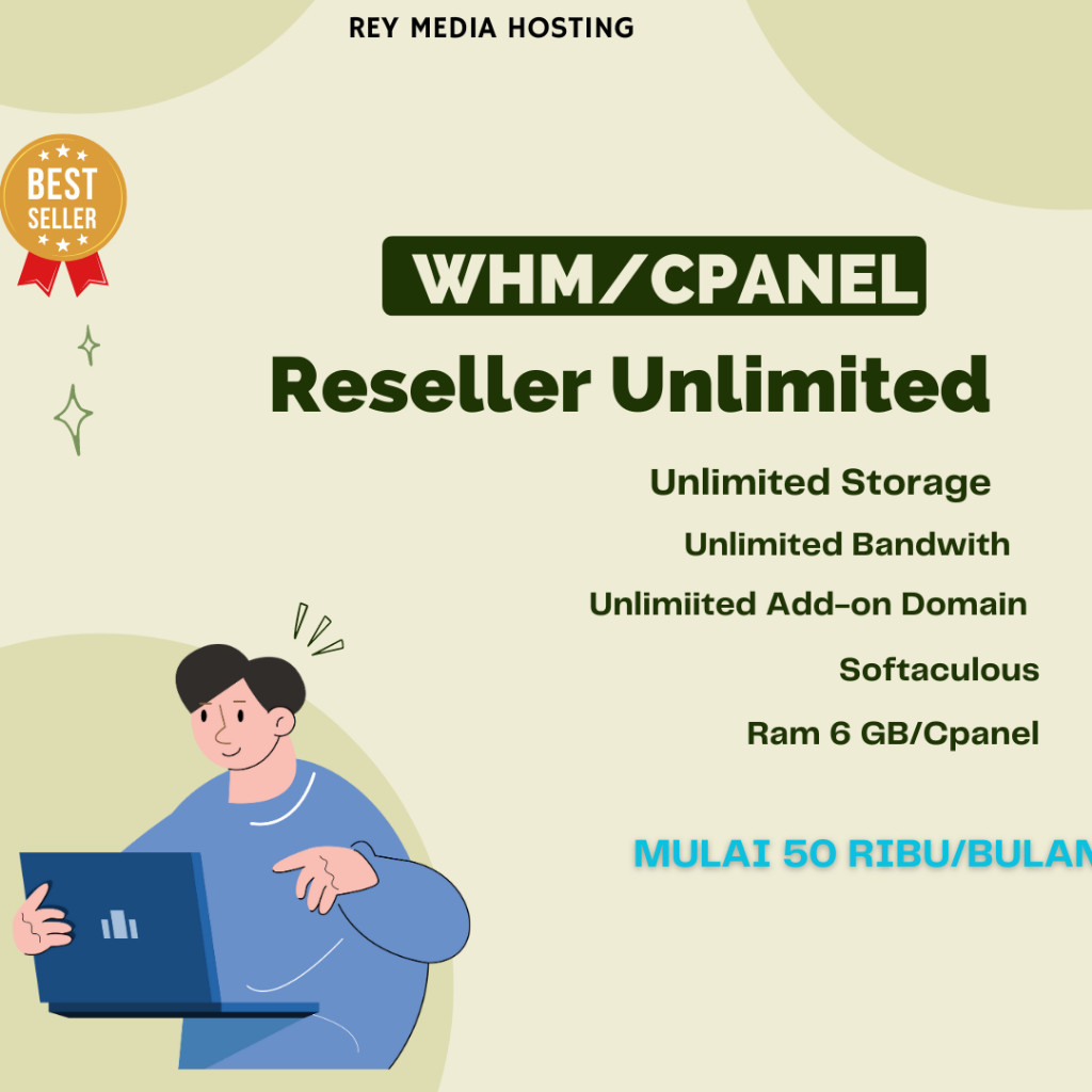 Reseller Hosting SSD NVMe 1 Bulan