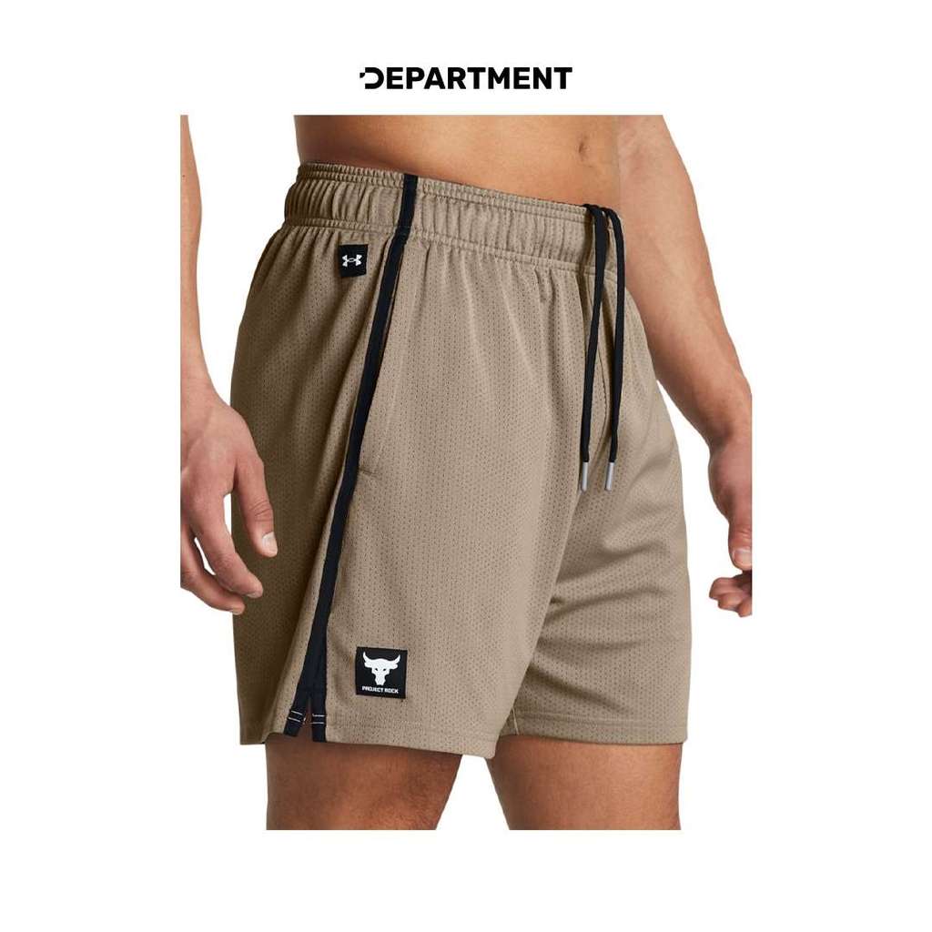 UNDER ARMOUR Celana Training Pria PROJECT ROCK PAYOFF MESH 1383192203 ORI