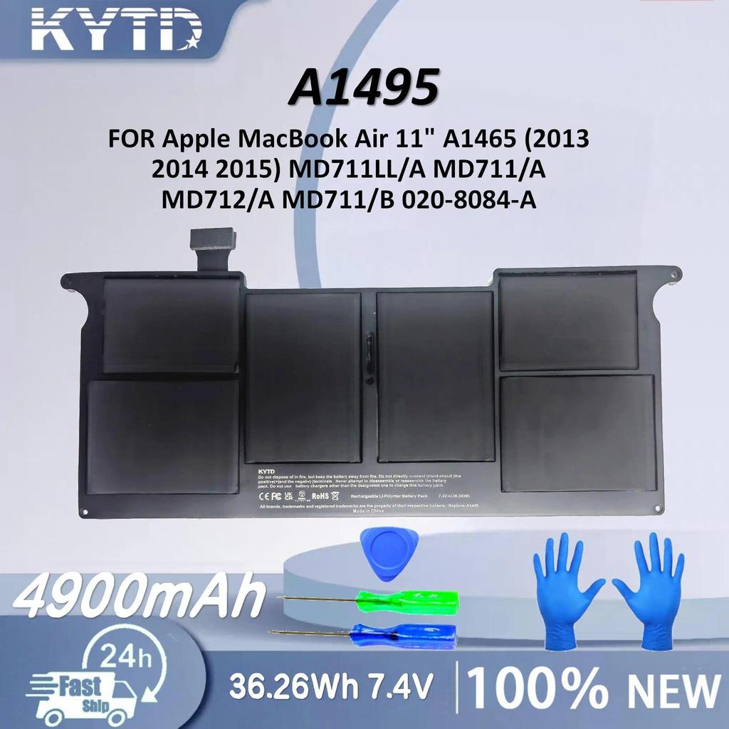 KYTD A1495 Laptop Battery For Apple MacBook Air 11" A1465 (2013 2014 2015) MD711LL/A MD711/A MD712/A