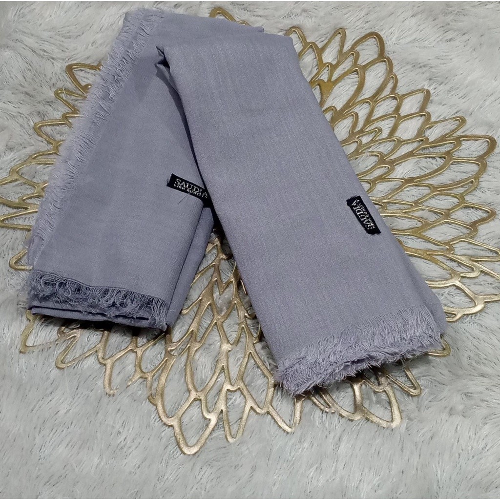Hijab Segiempat Saudia Rawis Premium Hijab Saudia Rawis Polos Premium Adem Lembut Mudah Dibentuk War