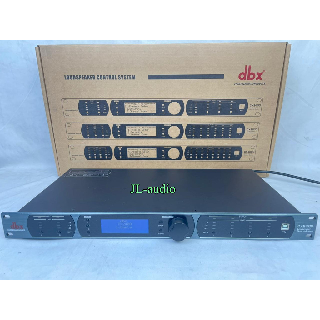 MANAJEMEN SPEAKER DBX CX2400 DLMS 2 INPUT 4 OUTPUT CX 2400