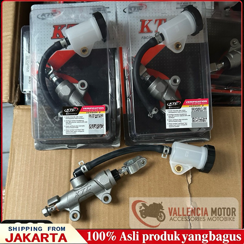 Master Rem KTC Belakang Original Master Pump Rem Cakram Sonic Cb150 Vixion Satria Ninja R Rr Dll