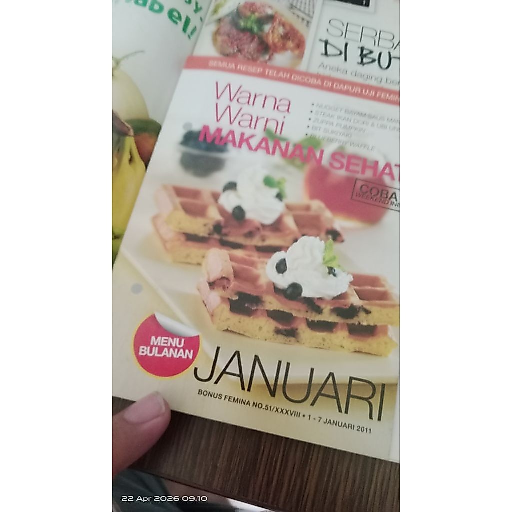 Majalah Femina Januari 2011 Cover Agnes Monica