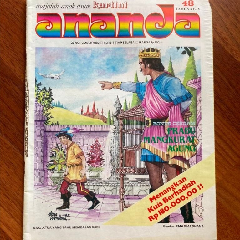 Majalah mingguan anak - Ananda nomor 48 tahun 1982