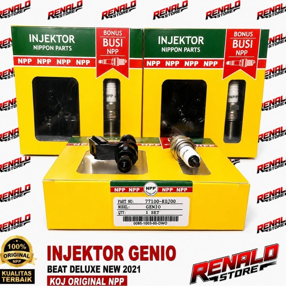 INJEKTOR GENIO BEAT DELUXE NEW 2021 KOJ ORIGINAL NPP KUALITAS TERBAIK TINGGAL PASANG