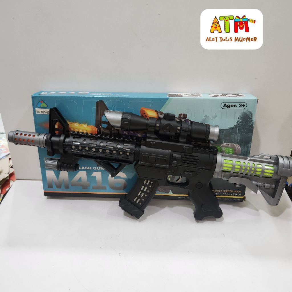 140266266 | MAINAN FLASH GUN M416 ANAK ANAK