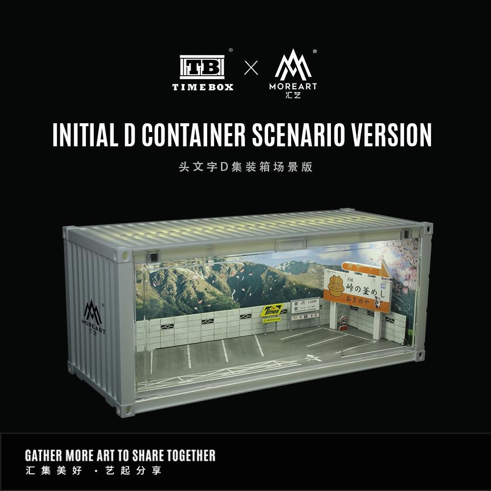 Time Box x  More Art 1:64 Initial D Container Scenario Version with LED Light