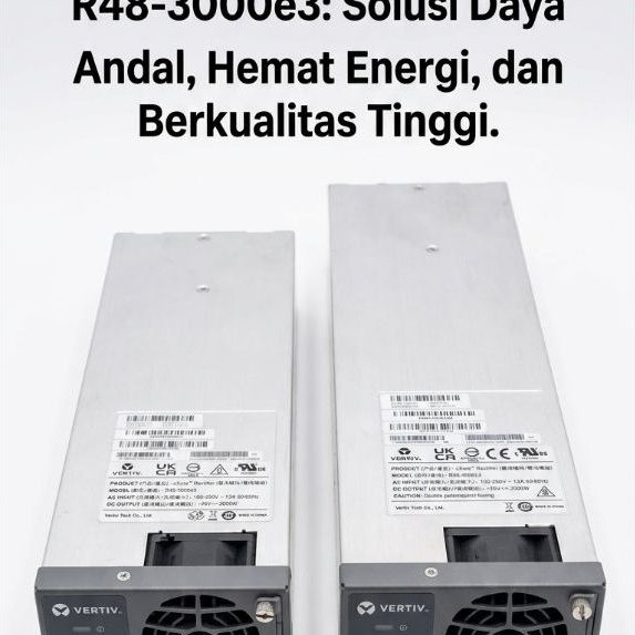 Rectifier Module Vertiv eSure (R48-2000e3 & R48-3000e3) second garansi uang kembali
