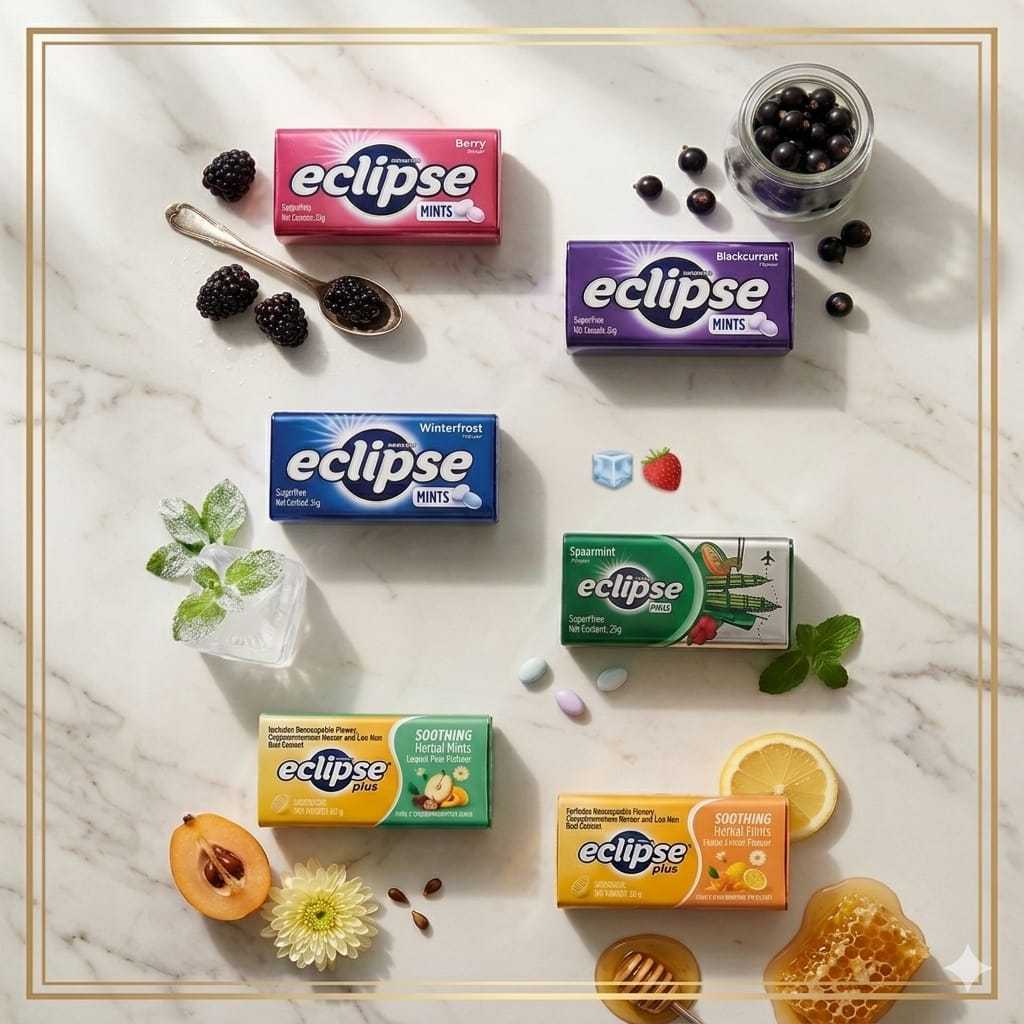 Eclipse Plus Mints Sugarfree Candy Tin