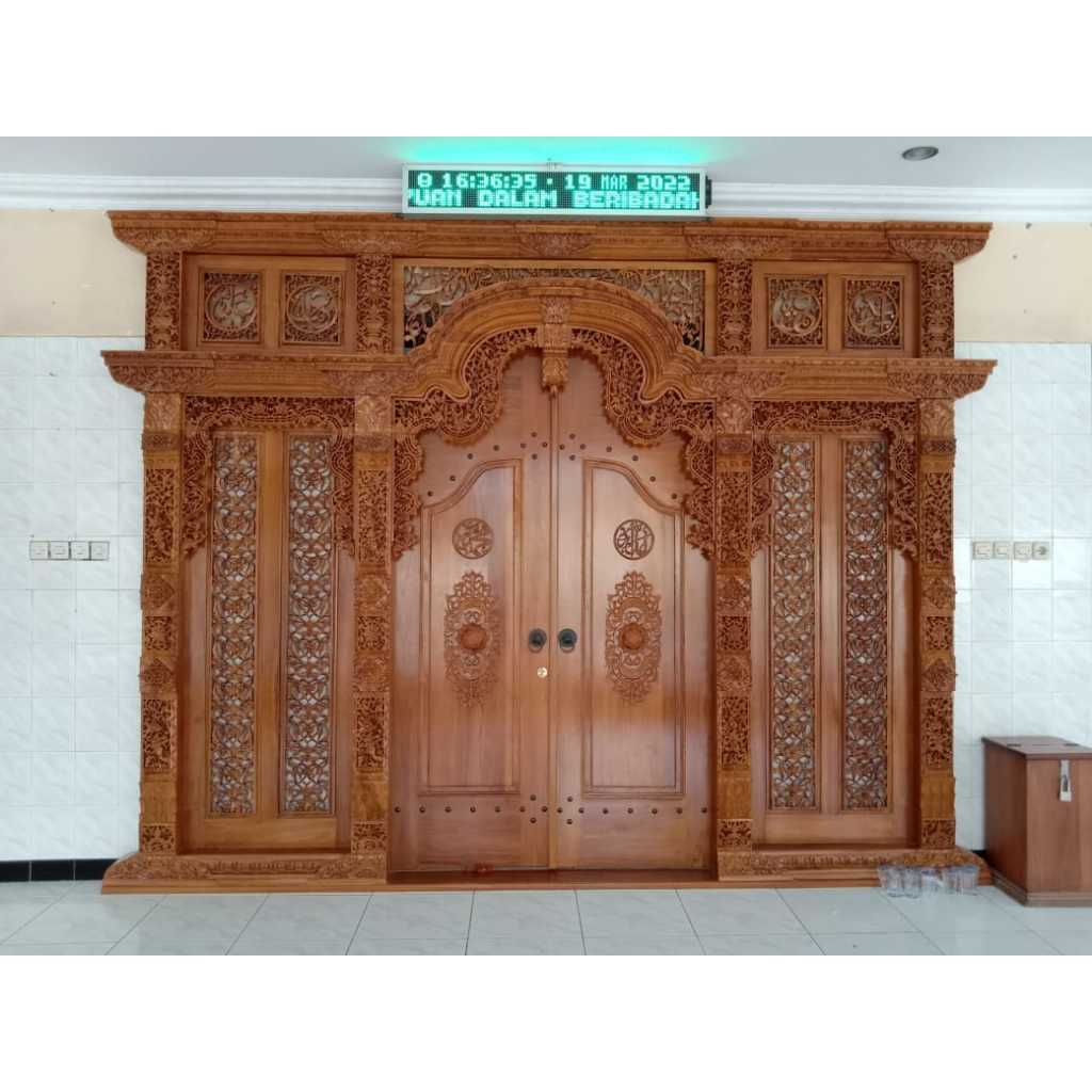 Pintu Gebyok Ukir Jati Jepara | Pintu Ukiran Jepara Kayu Jati | Pintu Jati Gebyok Ukir Jepara