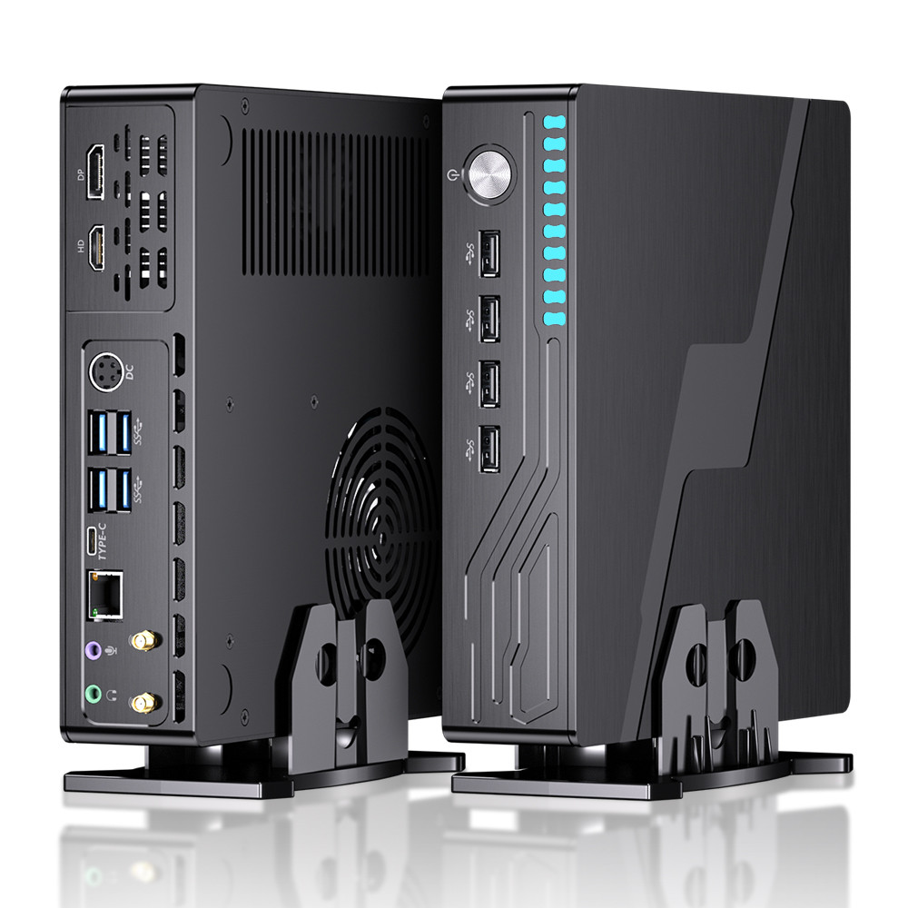 Msecore MV9 Intel Core i5/i7/i9 GTX1650 4G Decated Card Mini PC Windows 11 Gaming Desktop Computer O