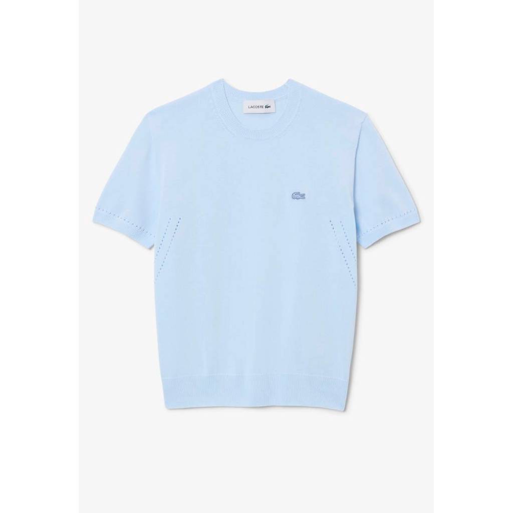 Lacoste - Women's  Short Sleeved 3D Knit Sweater