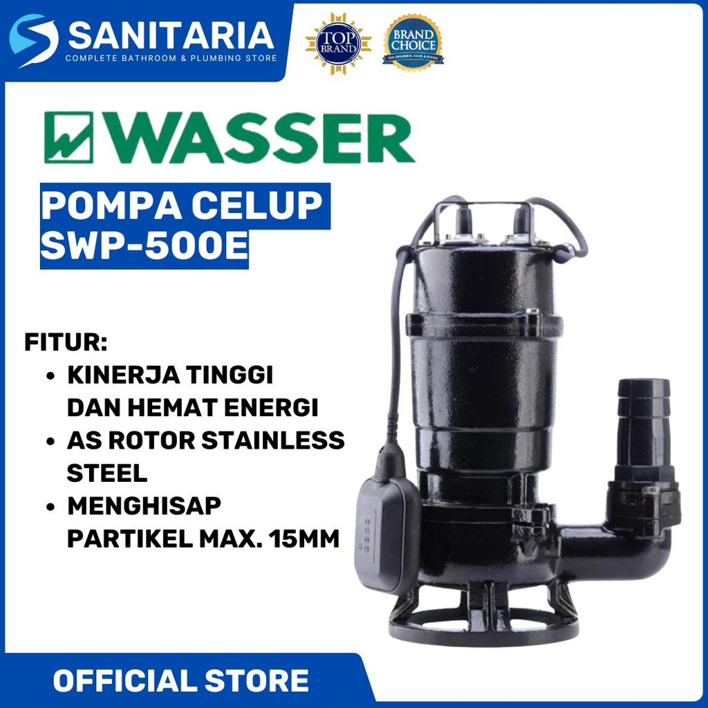 Pompa Celup Air Kotor Wasser SWP-500E