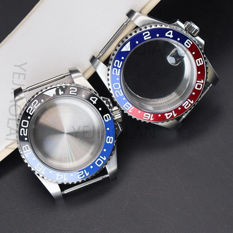 40mm Watch Case Gmt-master For Seiko nh34 nh35 nh36/38 Miyota 8215 Eta 2824 Movement 28.5mm Dial Wat