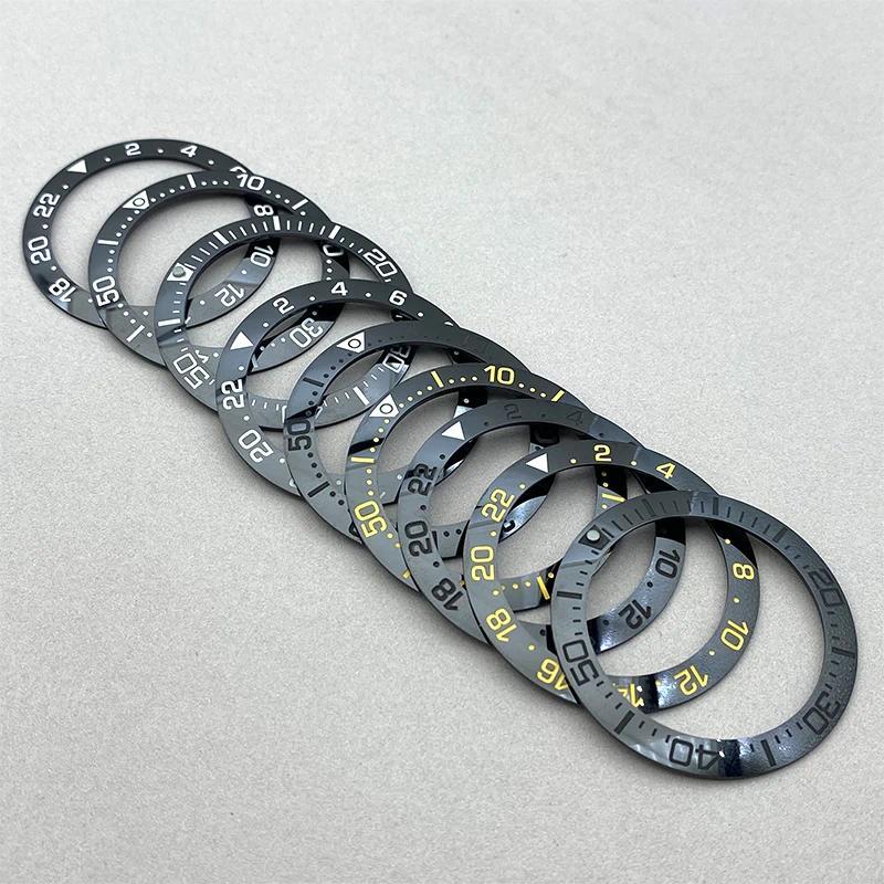 Mod 41mm*32mm Ceramic Watch Bezel Insert Ring Fits Seiko Prospex Series New Samurai Men's Watch Case