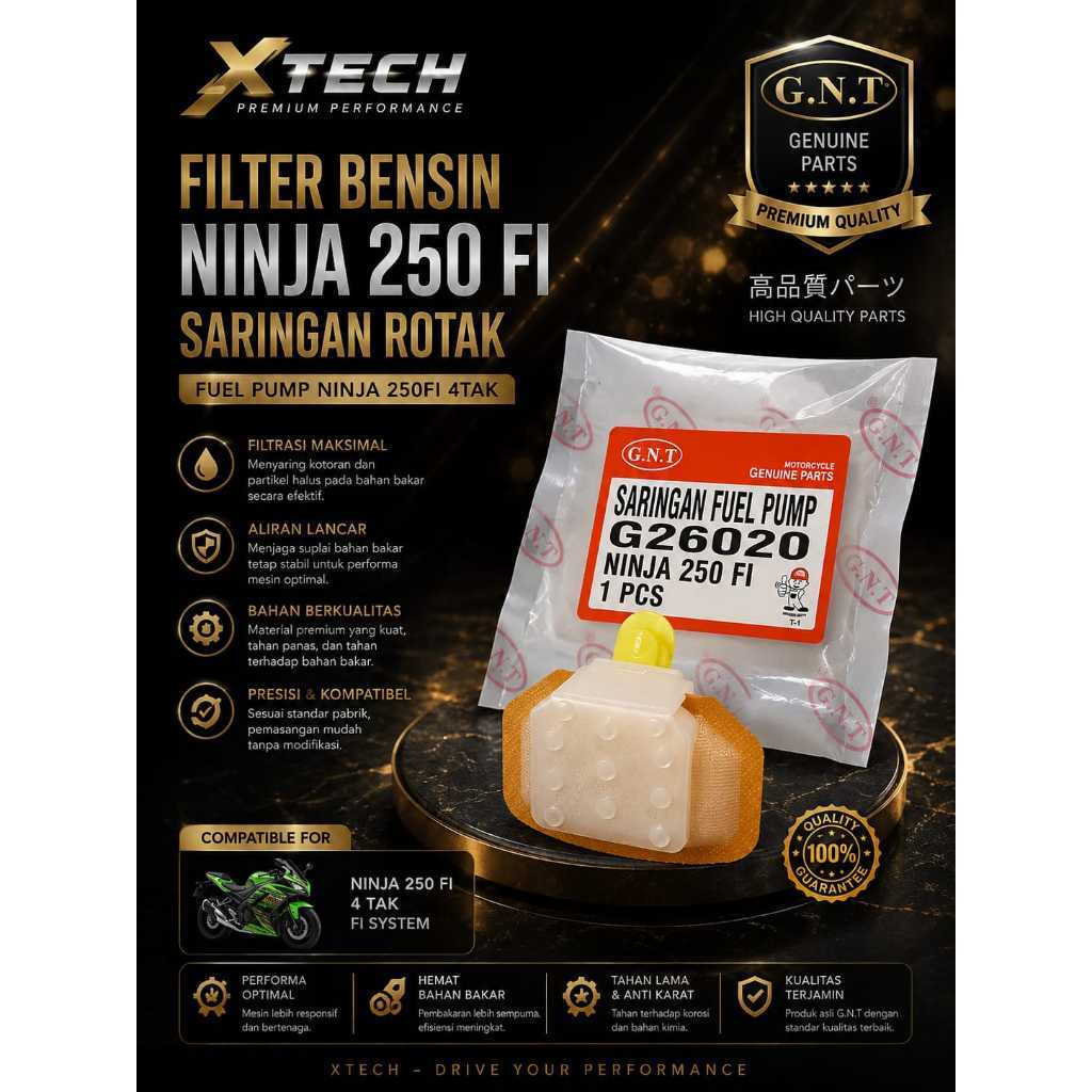 FILTER BENSIN NINJA 250 FI/SARINGAN ROTAK NINJA 250 F1 FILTER BENSIN NINJA 250 FI FUELPUMP NINJA 250