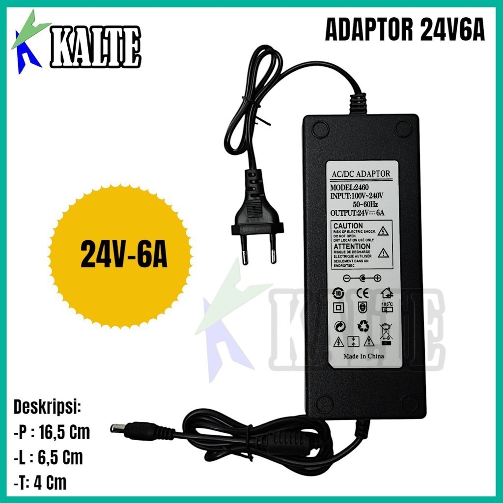 Adaptor 24V 6A Power Supply 24V 6A Universal Power Adaptor Charger 24 Volt 6 Ampere | C41
