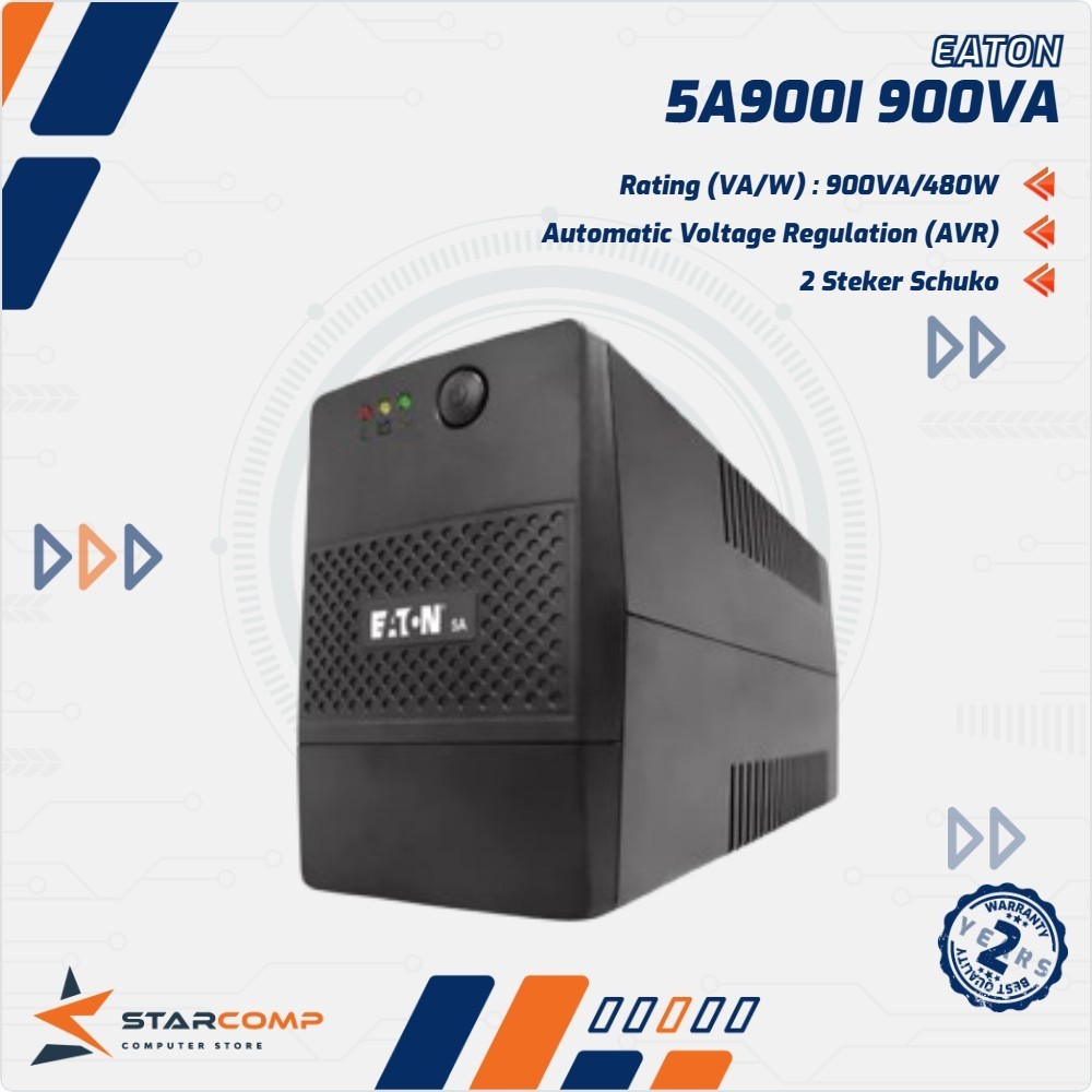 UPS EATON 5A900I 900VA/480W Surge Protection AVR 900i