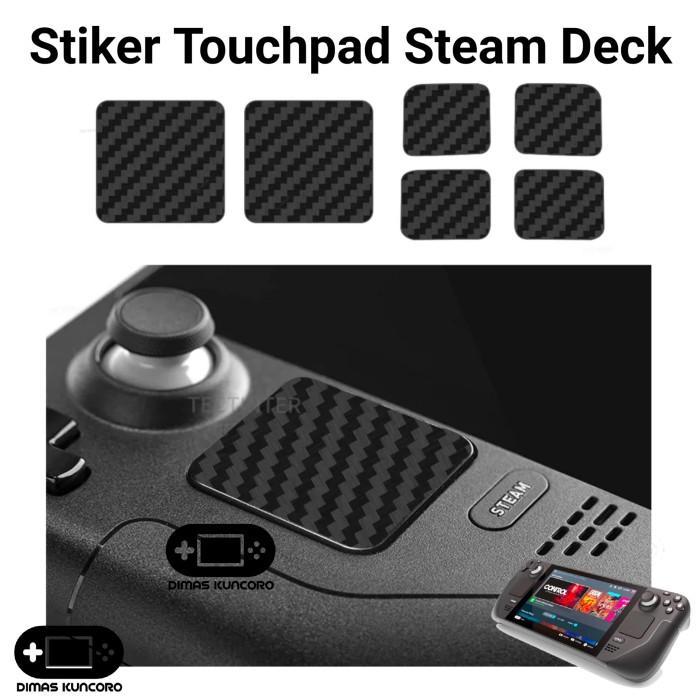 Stiker Touchpad Steam DECK stiker cover protective pelindung trackpad steam deck lcd oled