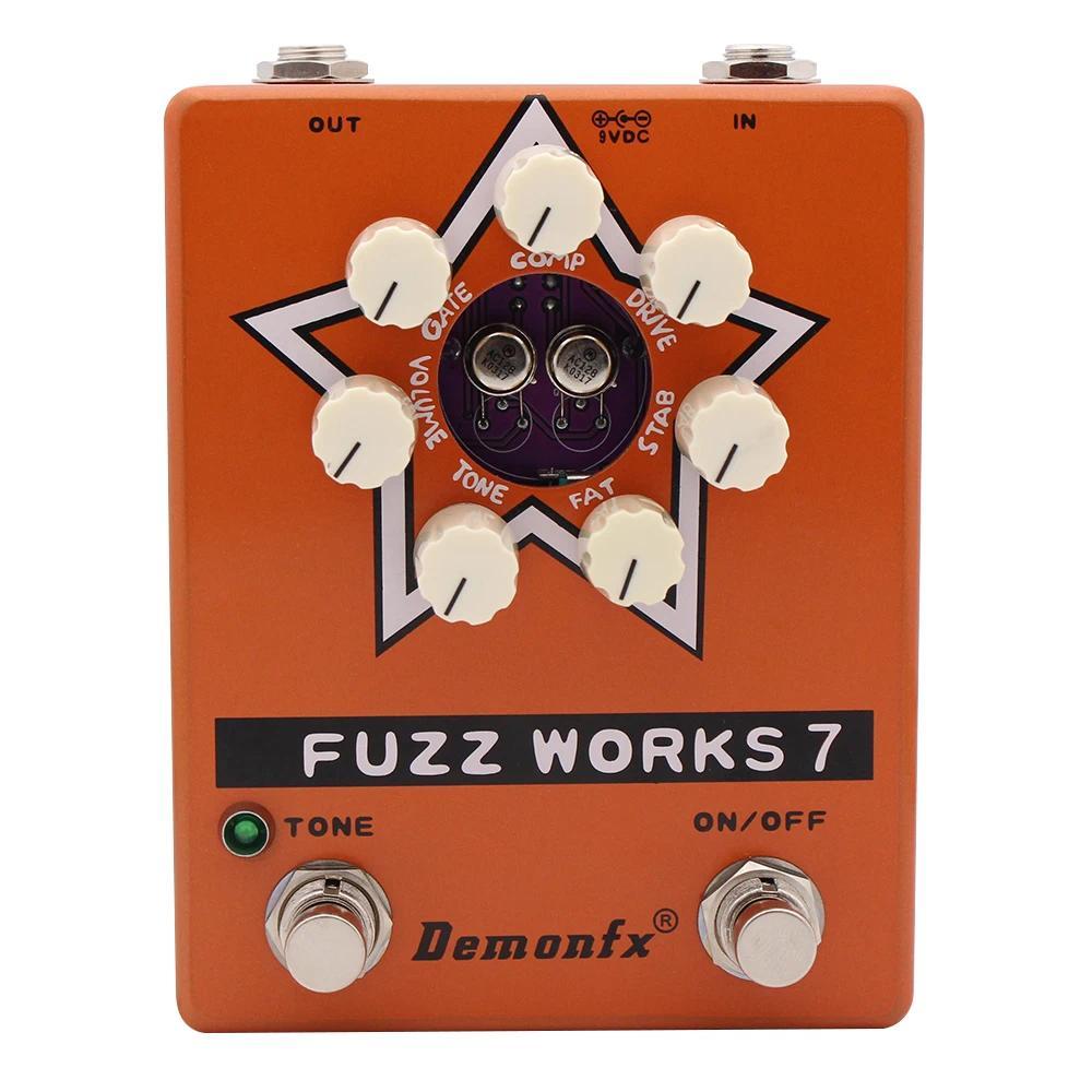 New Demonfx Fuzz Works 7 Guitar Bass Effects Pedal Fuzz Based On  Fuzz Factory 7