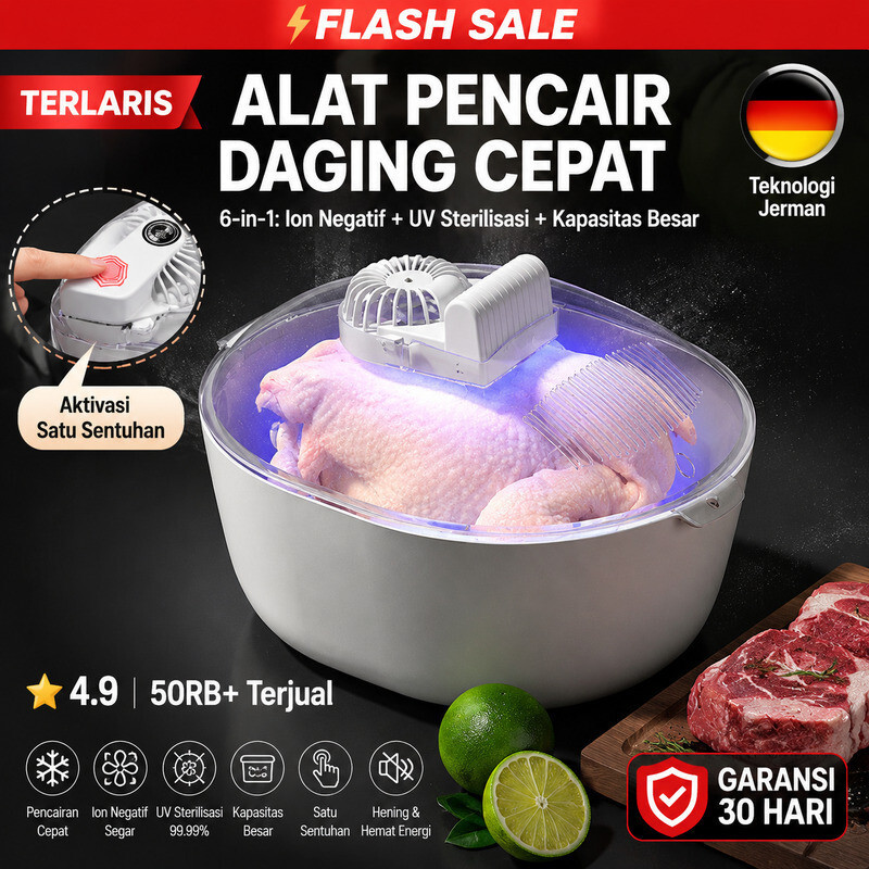 COD  Pengiriman Cepat 24 Jam Rumah Artefak Pencairan 6-In-1/Pencairan Daging Steak Konduktor Panas |