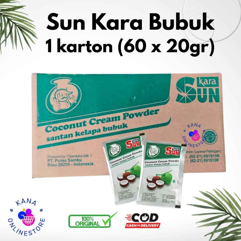 Santan Sun Kara Bubuk 1 Dus [Isi 6 Renceng] / Santan Instan 1 Karton 20gr