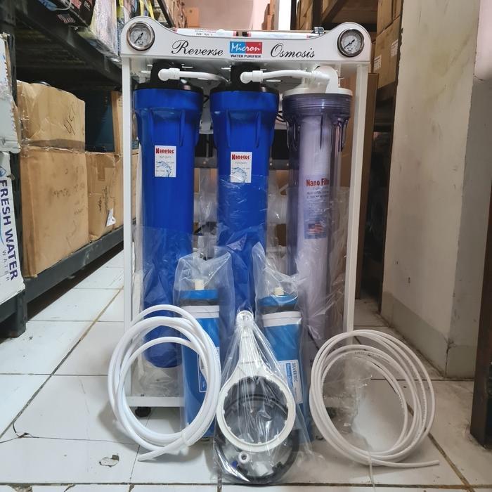 Mesin RO micron 20" reverse osmosis 1000GPD