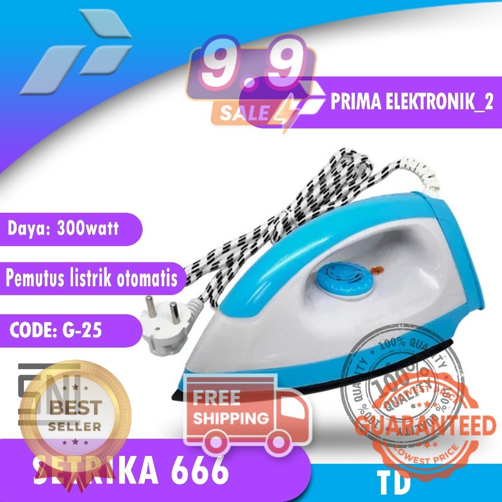 SETRIKA ELECTRIC TRISONIC T-108 PRIMA SHOOP 2