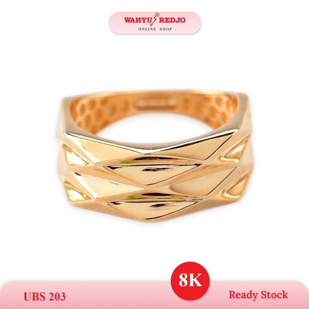 WAHYU REDJO - CINCIN EMAS KOTAK UBS 8K EMAS ASLI 100% PAMERAN