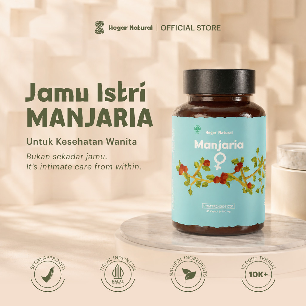 Hegar Natural - Manjaria | Jamu Manjakani Herbal Wanita