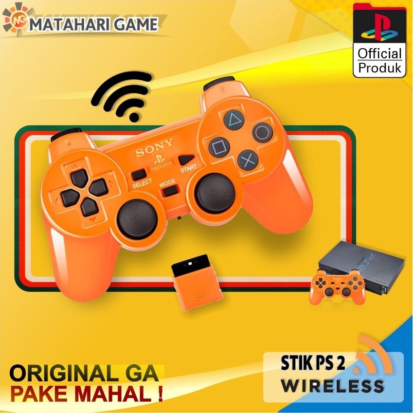 Stik Stick PS2 Wireless - Stik PS2 Wireless Original SONY Dualshock Getar