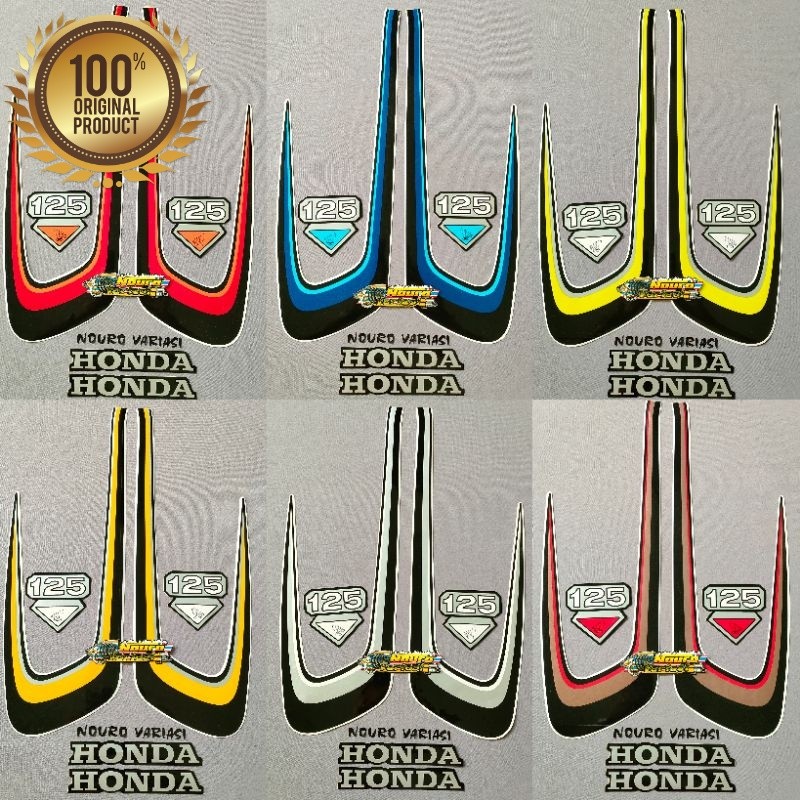striping honda cb125 CB 125 jadul merah    kualitas original
