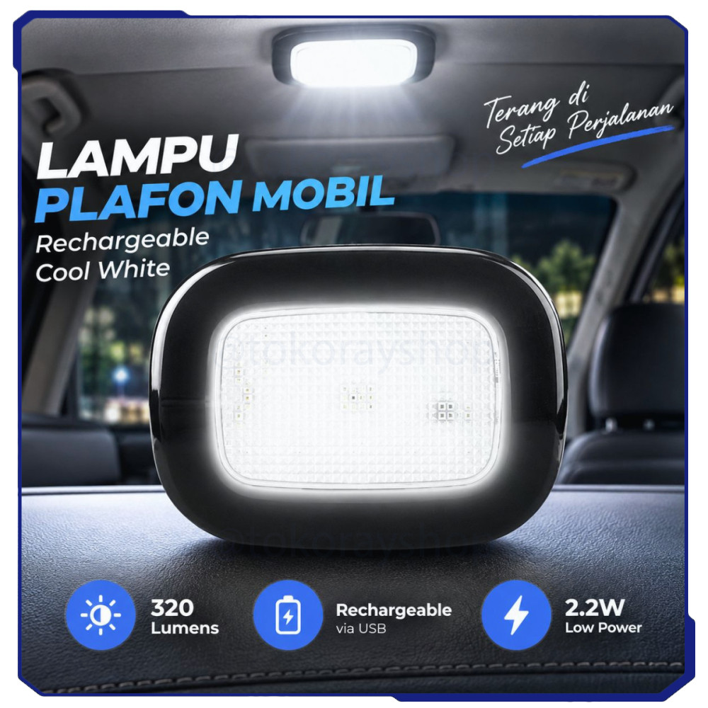Lampu LED Plafon Mobil Ceiling 6000K CR323