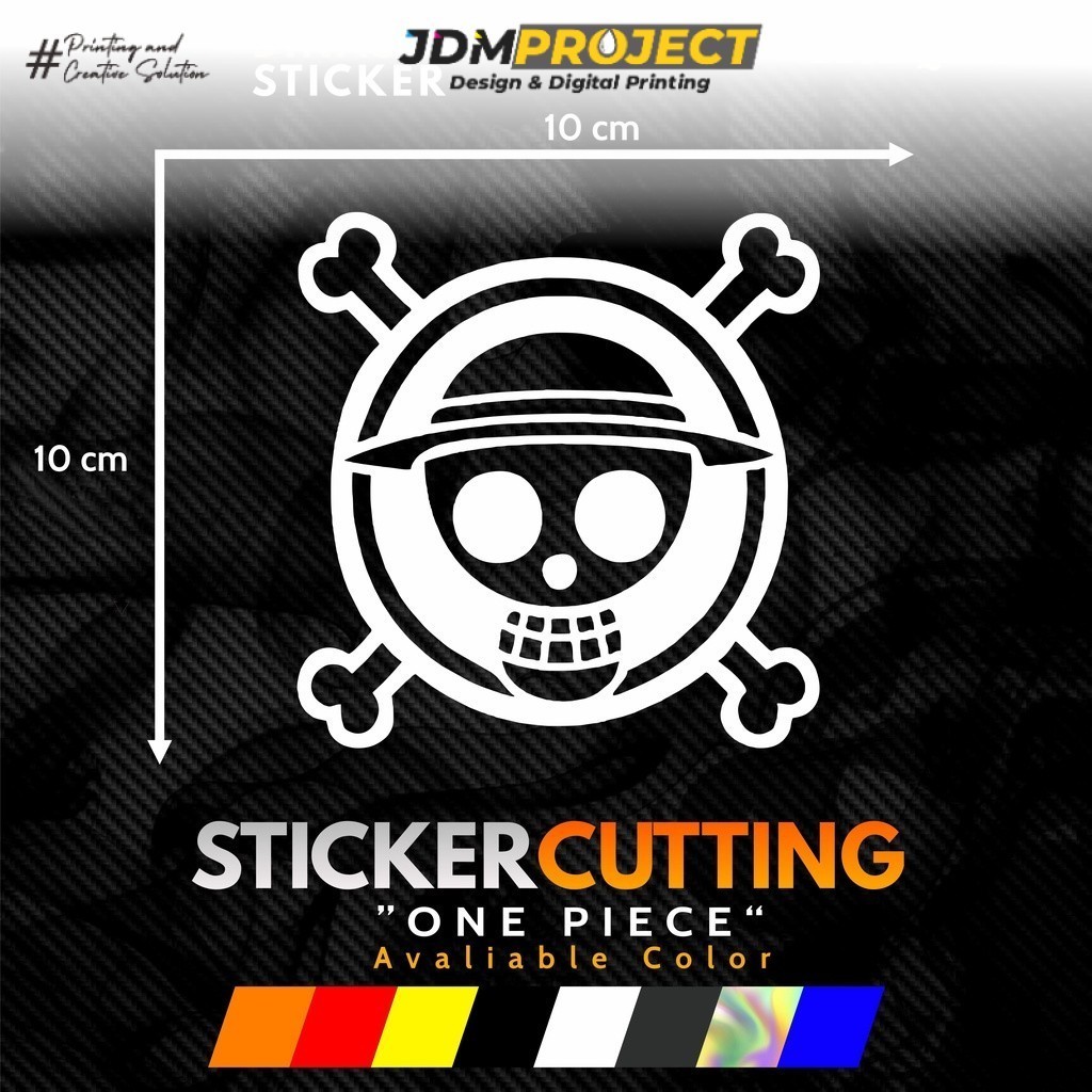 Bikin Merch - STICKER STIKER CUTTING LOGO ONE PIECE