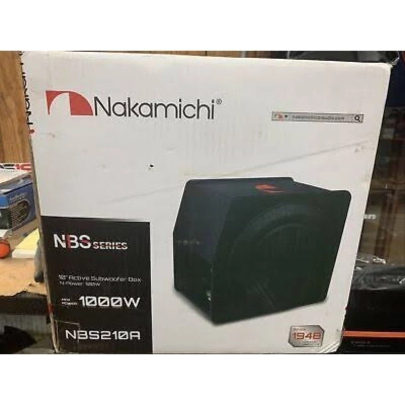 Subwoofer Mobil Nakamichi NBS210A / Subwoofer Box Aktif Nakamichi