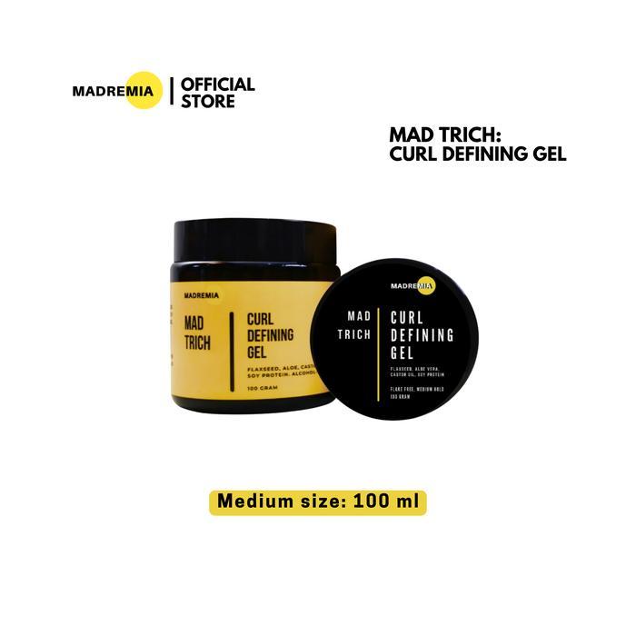 ART MADREMIA Mad Trich : Curl Defining Gel (alcohol-free) | Gel Rambut Keriting | 100 dan 250g - 100