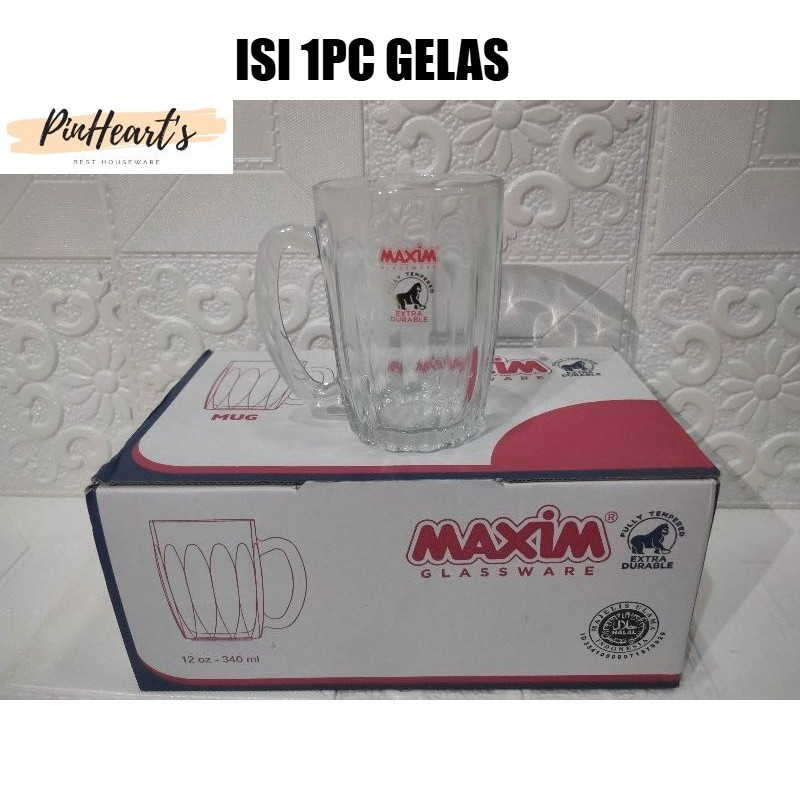 GELAS TEH KACA MAXIM TAHAN PANAS | GELAS TEH TONG | GELAS TEH MANIS MAXIM