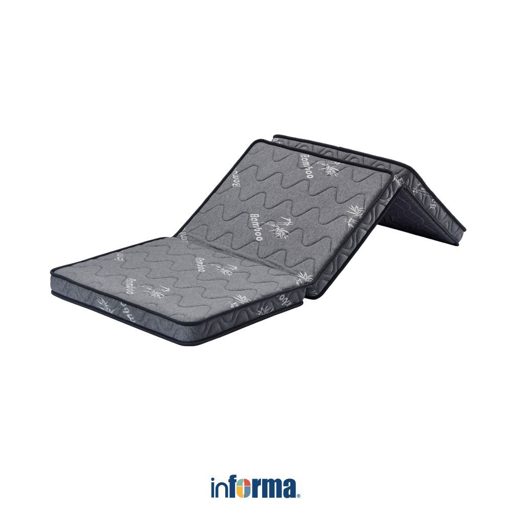 Informa Sleep 80x200x10 cm Tristan Kasur Lipat Portable - Abu-Abu Kasur Lantai Folding Mattress Matr