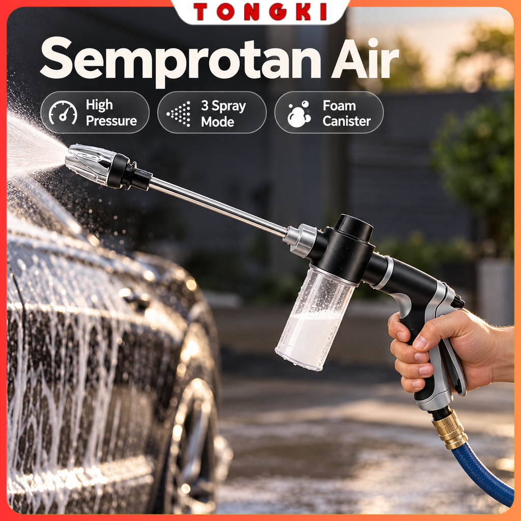 Semprotan Air Steam Cuci Mobil High Pressure Foam Water Gun - HP-10