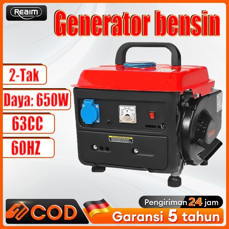 Genset /2400 2000 Watt Mesin Generator Bensin/Genset Listrik Berkwalitas Portable Bensin Generator