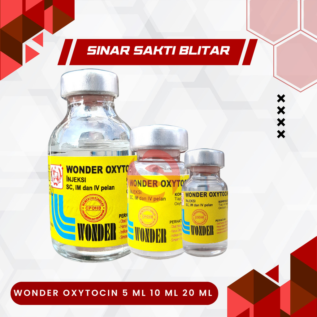 WONDER OXYTOCIN 5 ML 10 ML 20 ML – Untuk Kesehatan Hewan